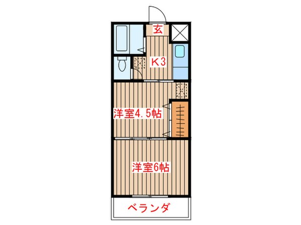 福住ソフィアの物件間取画像